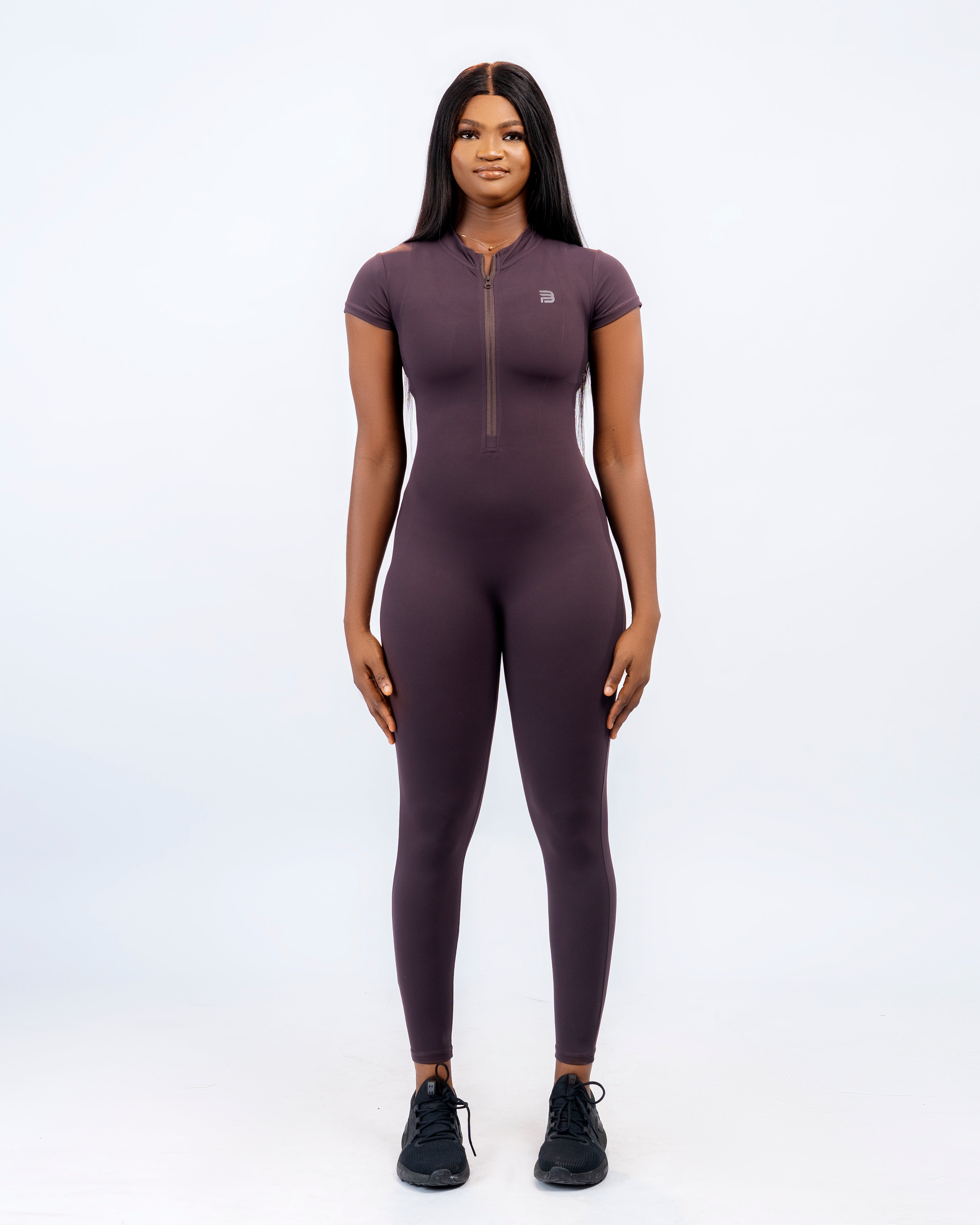 ATHLETIC JUMPSUIT SHORT SLEEVE